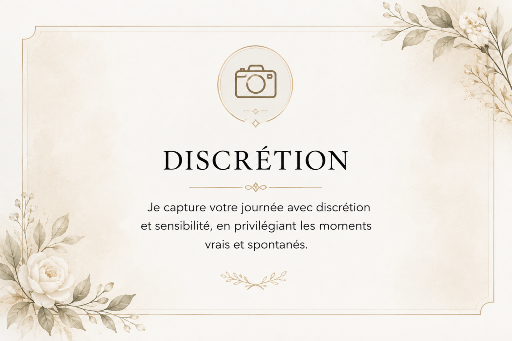Univers élégant et naturel d’un reportage de mariage