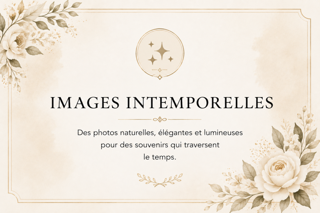 Images de mariage intemporelles aux accents floraux