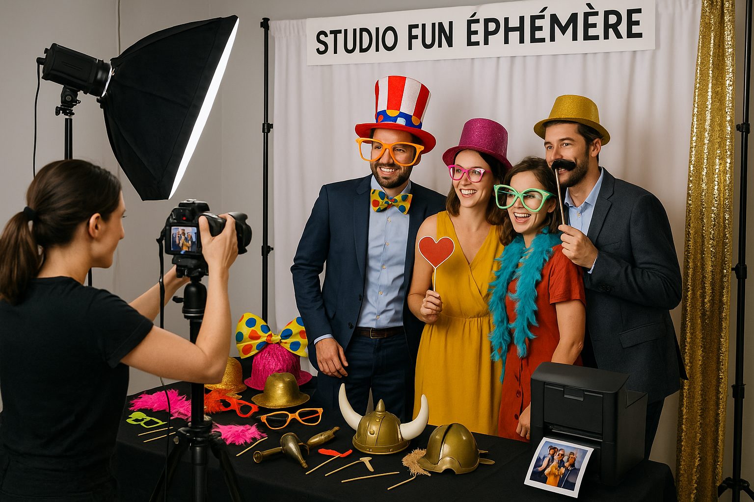 Le Studio Fun Éphémère animation photo avec photographe