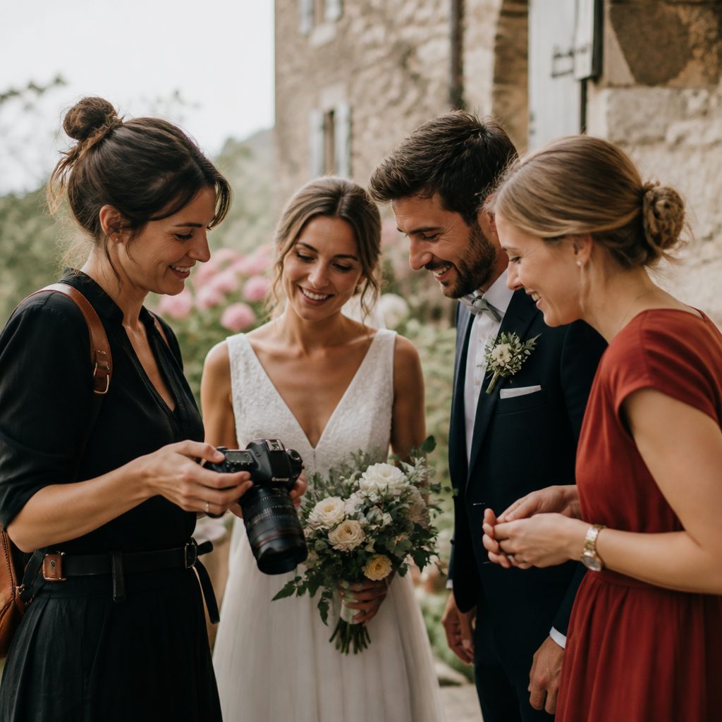 Préparation du planning photo d’un mariage